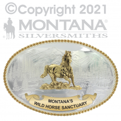 Belt buckle by Montana Silversmiths